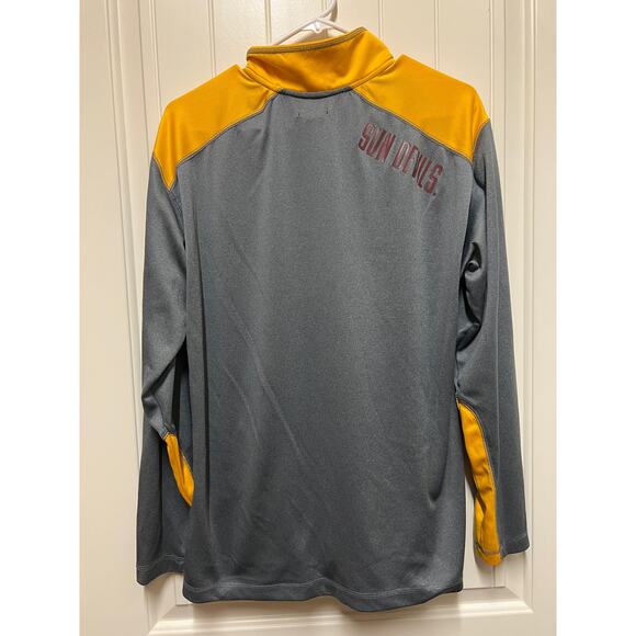 Arizona State University ASU Sun Devils Half Zip Pull over  Size Large - Picture 4 of 8